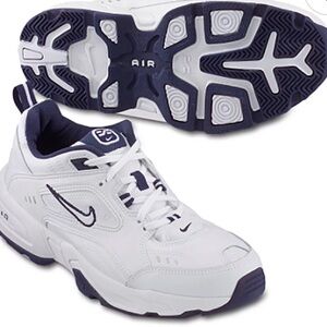 Nike White and Navy Athletic Shoes
